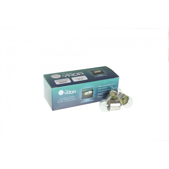 Лампа (габаритная) R10W 12V BA15s NORD YADA 
